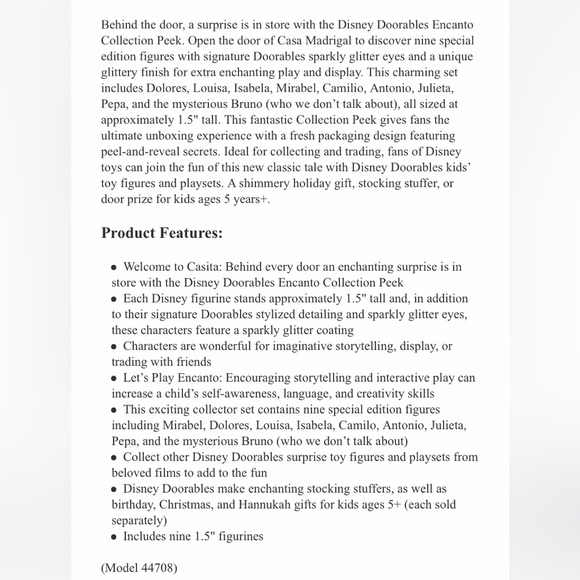 Disney Encanto blanket and doorables set - Picture 12 of 14